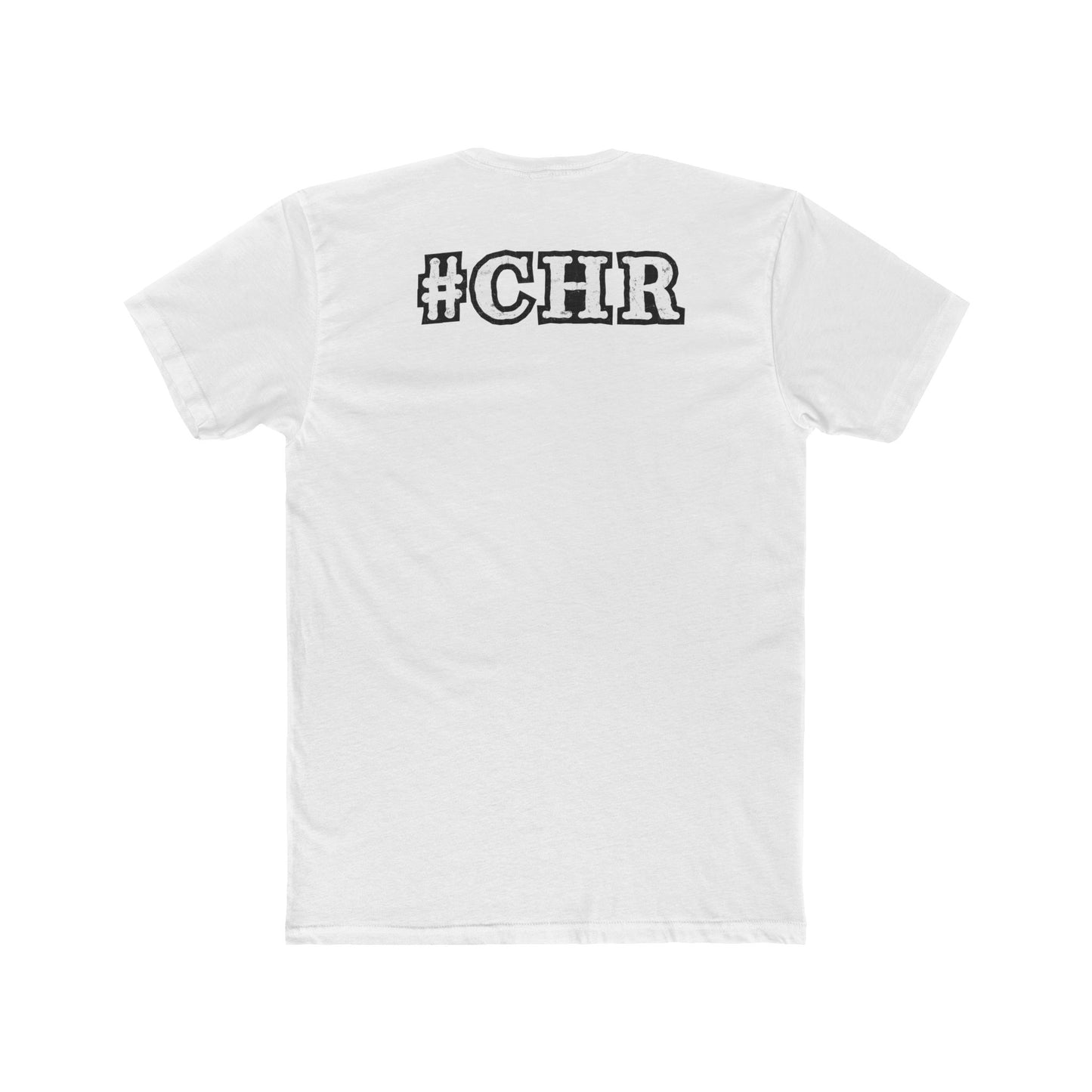 White CHR Unisex Cotton Crew Tee