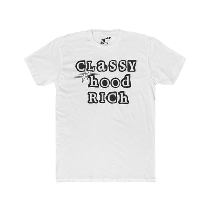 White CHR Unisex Cotton Crew Tee